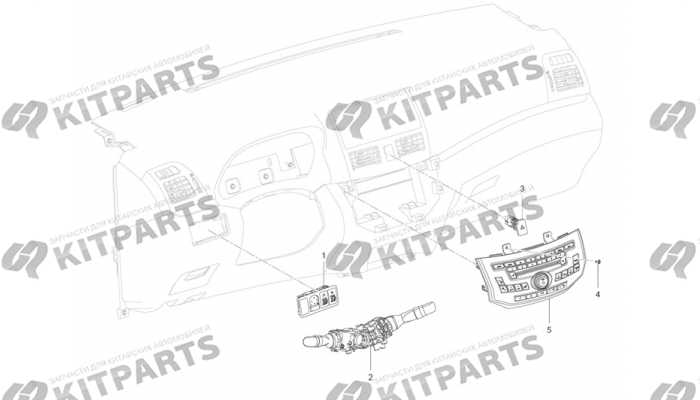 Подрулевые переключатели и контрольная панель Lifan Cebrium