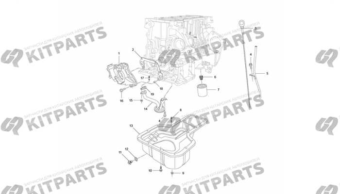 Система смазки двигателя Lifan