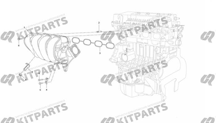 Впускной коллектор Lifan