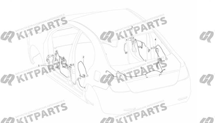 Жгут проводов дверей Lifan