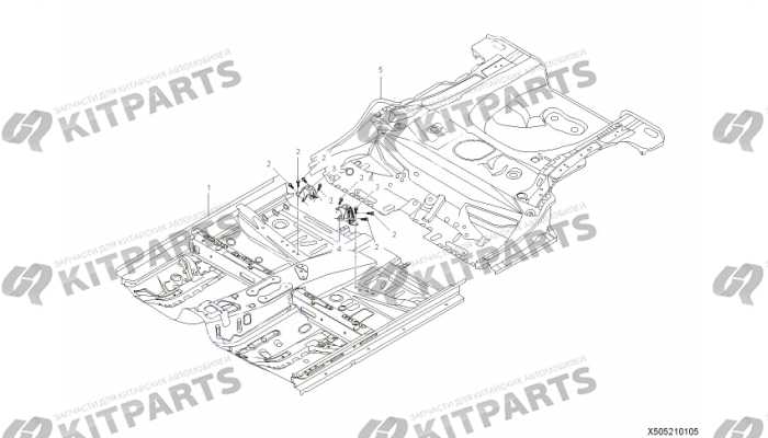 Панель пола Lifan X50