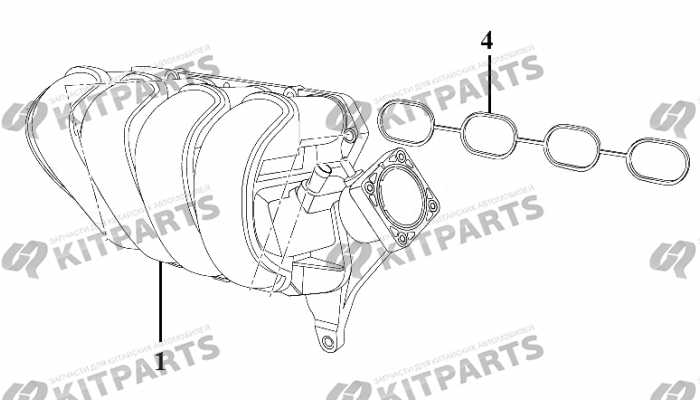 Коллектор впускной Lifan
