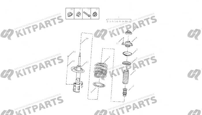 Передний амортизатор [JLD-4G20] Geely