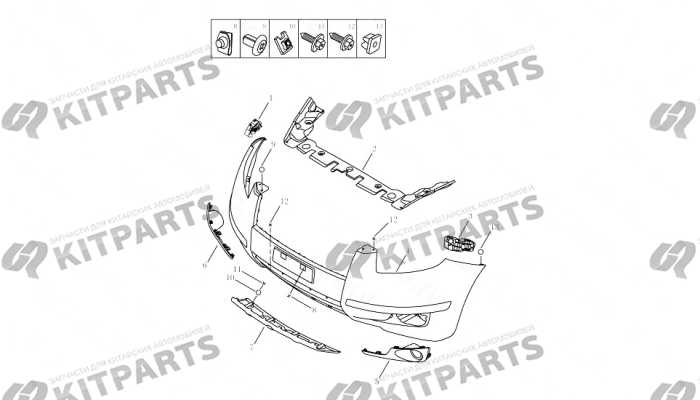 FRONT BUMPER Geely