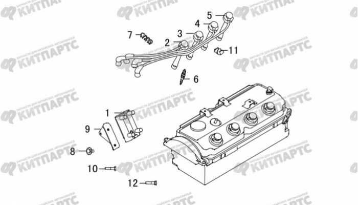 Провода высоковольтные, катушка зажигания Great Wall Hover H3 New