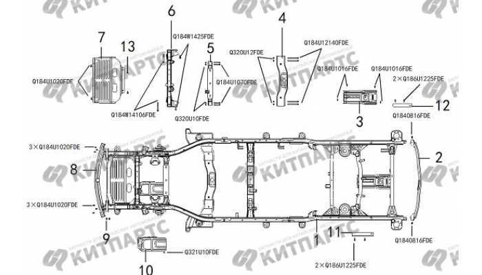 Рама 4G63T Great Wall DW Hower H5