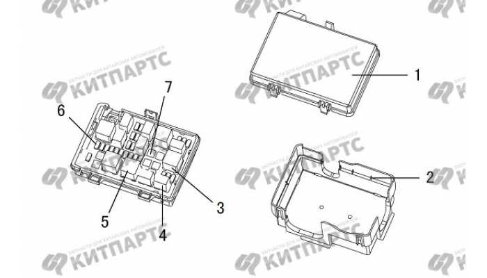 Блок предохранителей под капотом Great Wall Hover H3 New