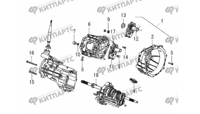 Картер КПП передний Great Wall