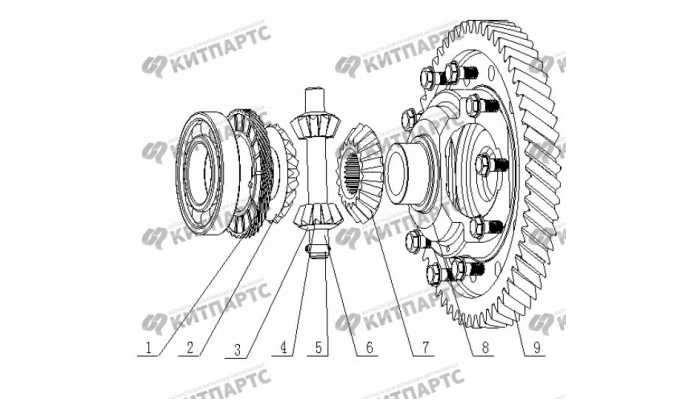 S160 Дифференциал Geely