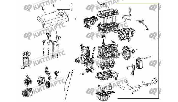 Двигатель в сборе (JL4G15) Geely